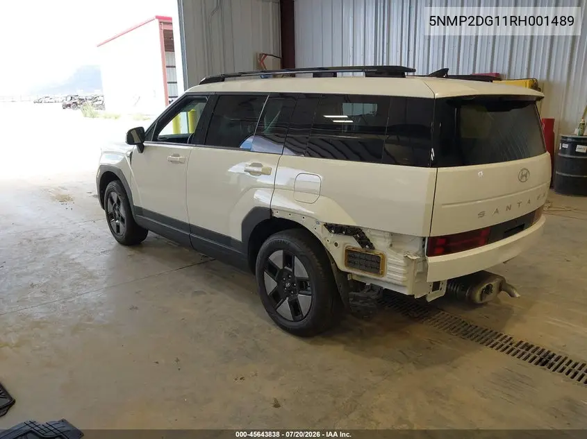 2024 Hyundai Santa Fe Hybrid Sel VIN: 5NMP2DG11RH001489 Lot: 45643838