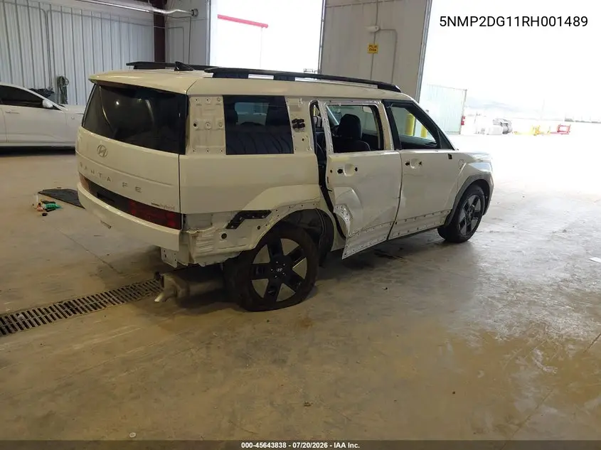 2024 Hyundai Santa Fe Hybrid Sel VIN: 5NMP2DG11RH001489 Lot: 45643838
