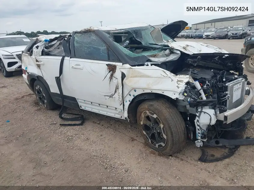2025 Hyundai Santa Fe Se VIN: 5NMP14GL7SH092424 Lot: 45336916