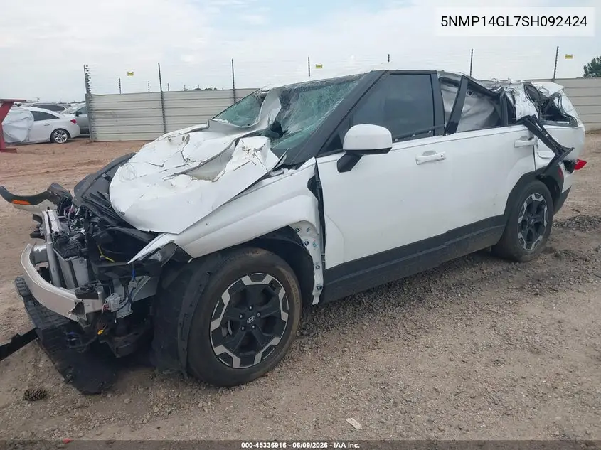 2025 Hyundai Santa Fe Se VIN: 5NMP14GL7SH092424 Lot: 45336916