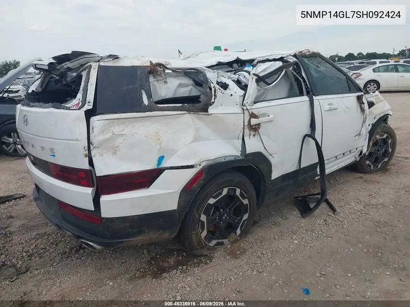 2025 Hyundai Santa Fe Se VIN: 5NMP14GL7SH092424 Lot: 45336916