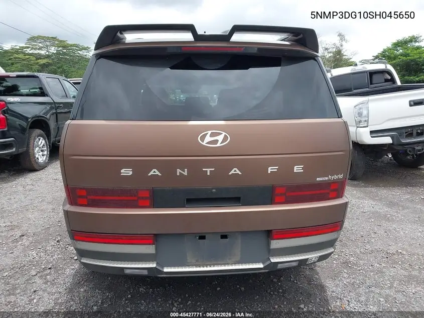 2025 Hyundai Santa Fe Hybrid Limited VIN: 5NMP3DG10SH045650 Lot: 45427771