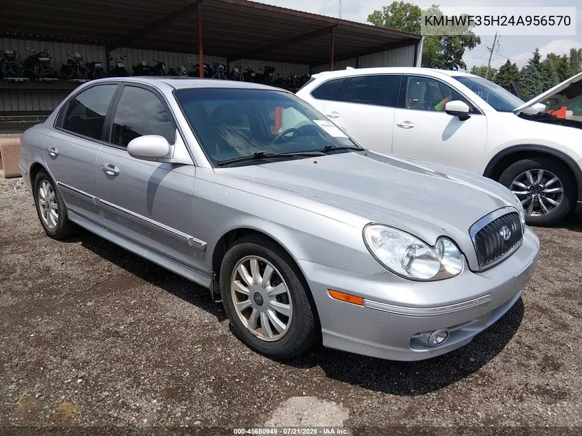 2004 Hyundai Sonata Gls/Lx VIN: KMHWF35H24A956570 Lot: 45680949