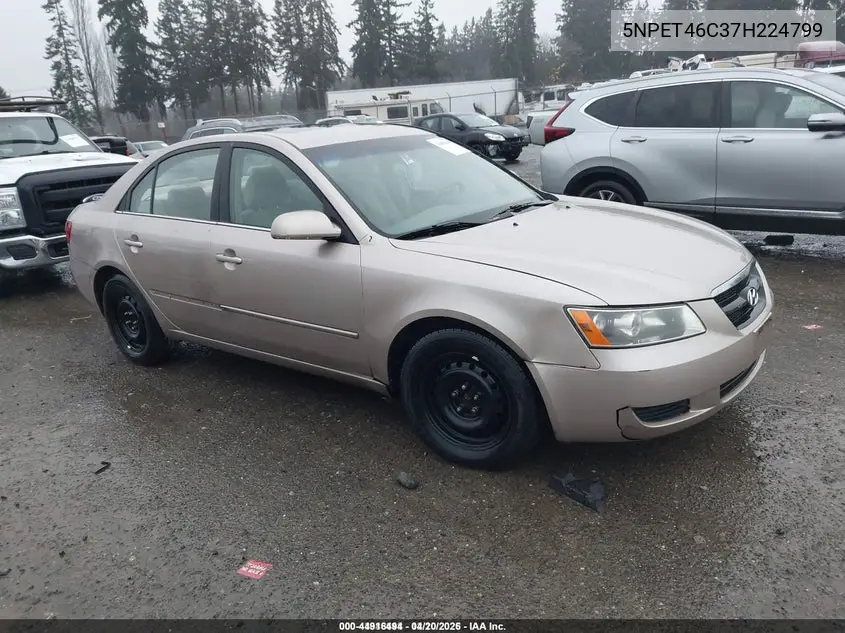 5NPET46C37H224799 2007 Hyundai Sonata Gls