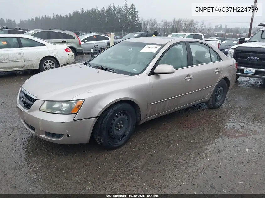 5NPET46C37H224799 2007 Hyundai Sonata Gls