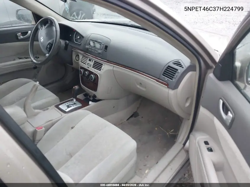 5NPET46C37H224799 2007 Hyundai Sonata Gls