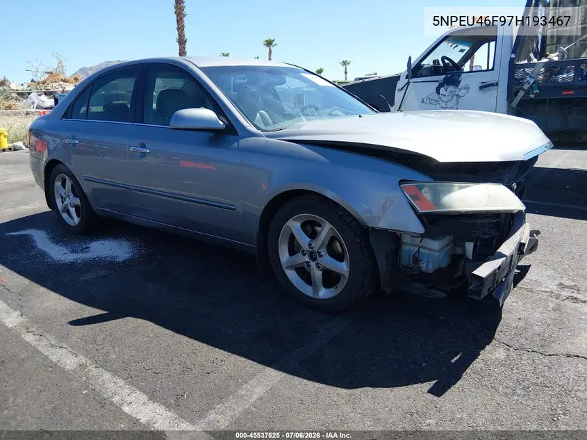 2007 Hyundai Sonata Limited/Limited W/Xm/Se/Se W/Xm VIN: 5NPEU46F97H193467 Lot: 45537525