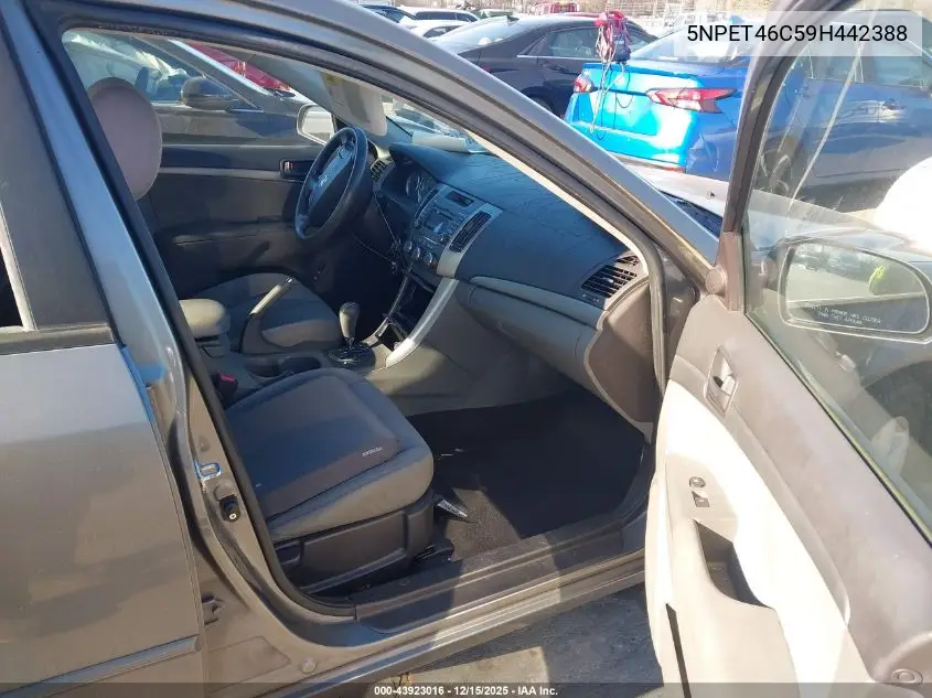 5NPET46C59H442388 2009 Hyundai Sonata Gls