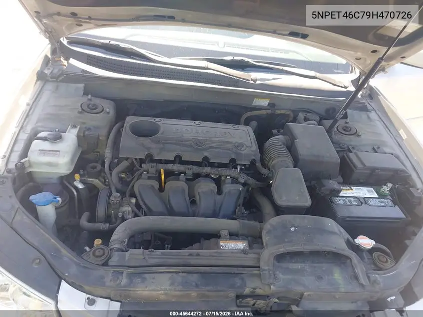 2009 Hyundai Sonata Gls VIN: 5NPET46C79H470726 Lot: 45644272