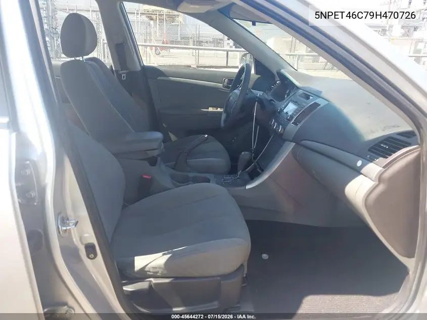 2009 Hyundai Sonata Gls VIN: 5NPET46C79H470726 Lot: 45644272