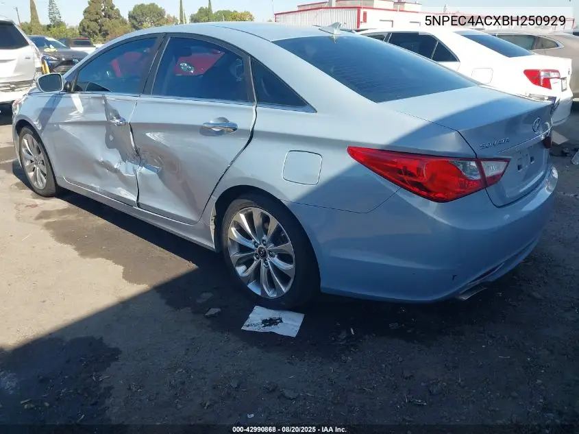 5NPEC4ACXBH250929 2011 Hyundai Sonata Se