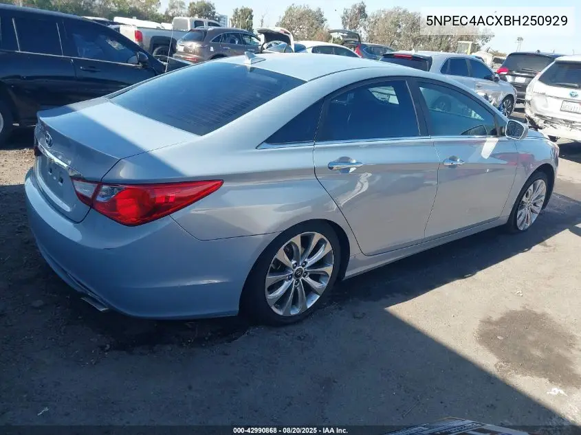 5NPEC4ACXBH250929 2011 Hyundai Sonata Se