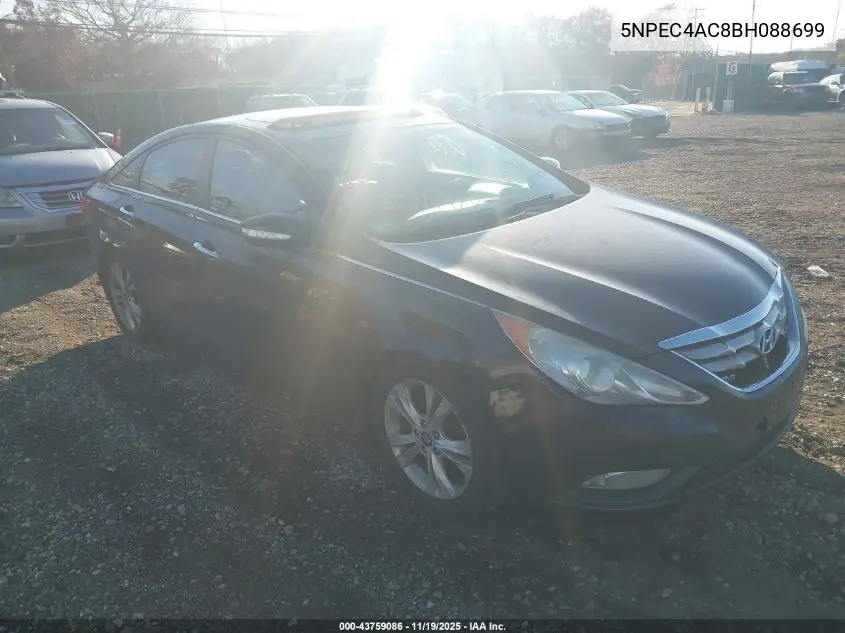 5NPEC4AC8BH088699 2011 Hyundai Sonata Limited