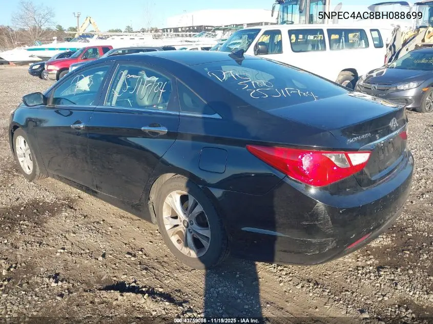 5NPEC4AC8BH088699 2011 Hyundai Sonata Limited
