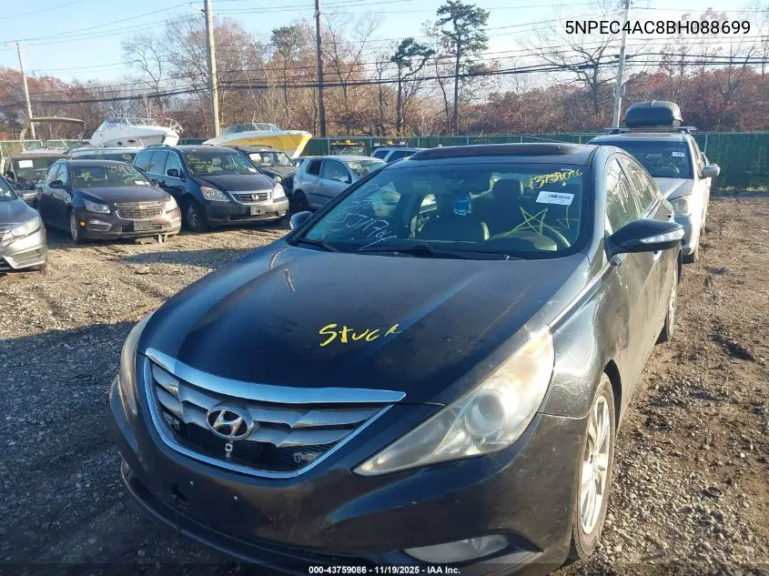 5NPEC4AC8BH088699 2011 Hyundai Sonata Limited