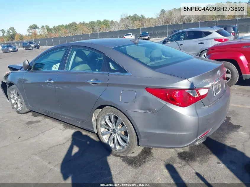 5NPEC4AC9BH273893 2011 Hyundai Sonata Se