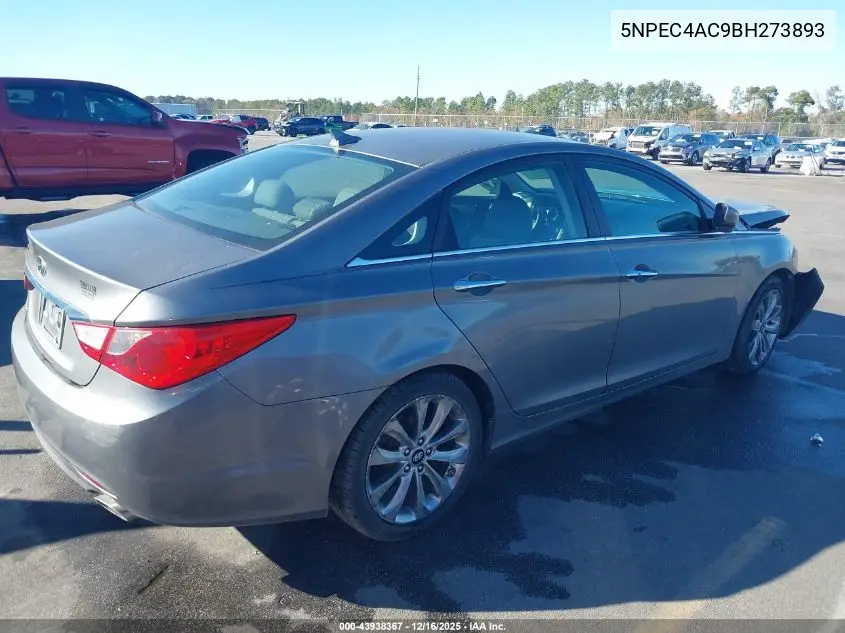 5NPEC4AC9BH273893 2011 Hyundai Sonata Se