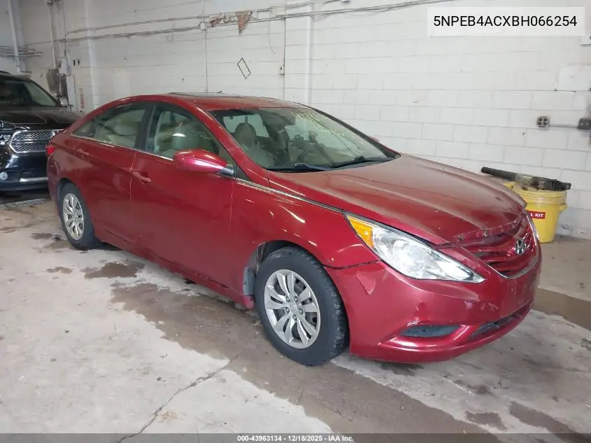 5NPEB4ACXBH066254 2011 Hyundai Sonata Gls