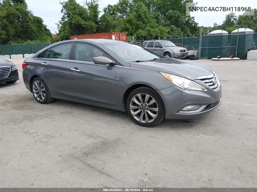 2011 Hyundai Sonata Se VIN: 5NPEC4AC7BH118968 Lot: 45430351