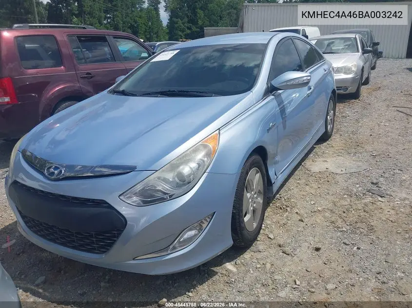 KMHEC4A46BA003242 2011 Hyundai Sonata Hybrid