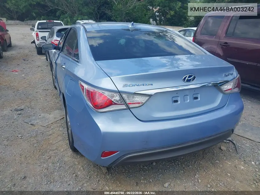 KMHEC4A46BA003242 2011 Hyundai Sonata Hybrid