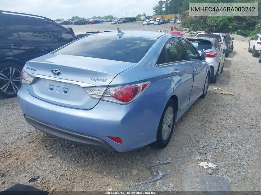 KMHEC4A46BA003242 2011 Hyundai Sonata Hybrid