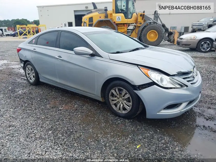 2011 Hyundai Sonata Gls VIN: 5NPEB4AC0BH088165 Lot: 45552880