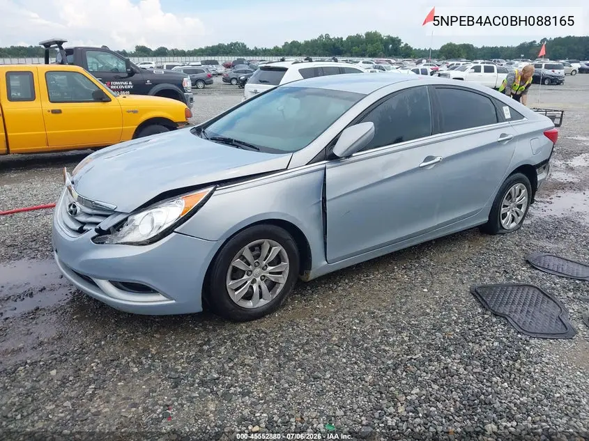 2011 Hyundai Sonata Gls VIN: 5NPEB4AC0BH088165 Lot: 45552880