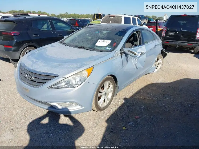 5NPEC4AC4CH437827 2012 Hyundai Sonata Limited