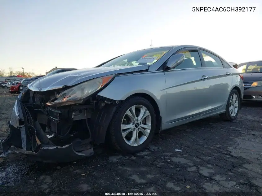 5NPEC4AC6CH392177 2012 Hyundai Sonata Limited