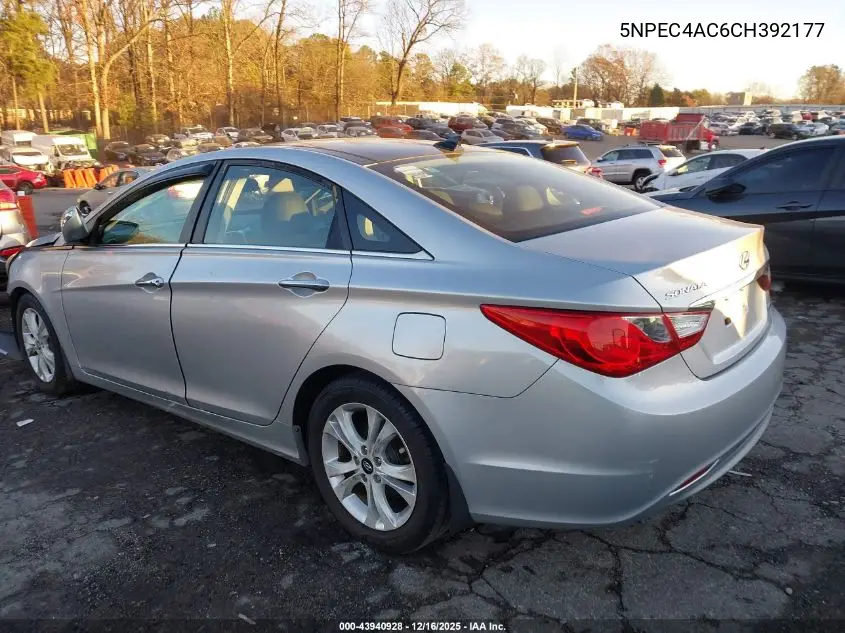 5NPEC4AC6CH392177 2012 Hyundai Sonata Limited