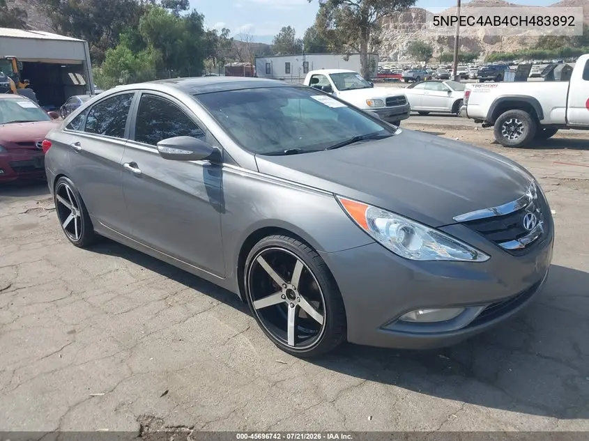 2012 Hyundai Sonata Limited 2.0T VIN: 5NPEC4AB4CH483892 Lot: 45696742