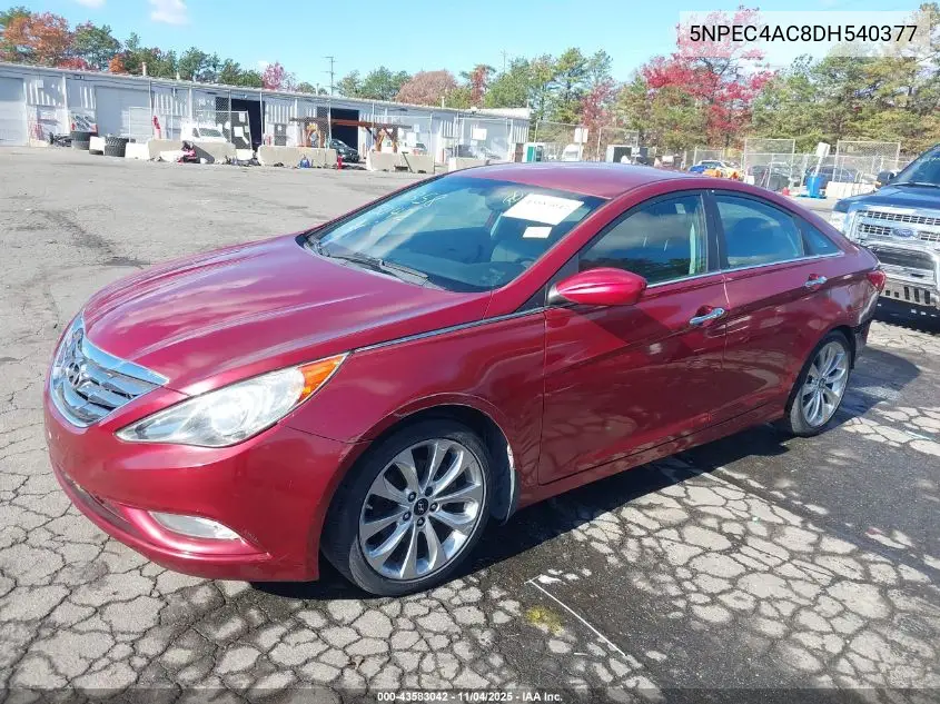 5NPEC4AC8DH540377 2013 Hyundai Sonata Se