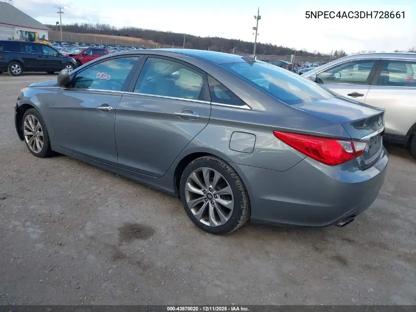 5NPEC4AC3DH728661 2013 Hyundai Sonata Se