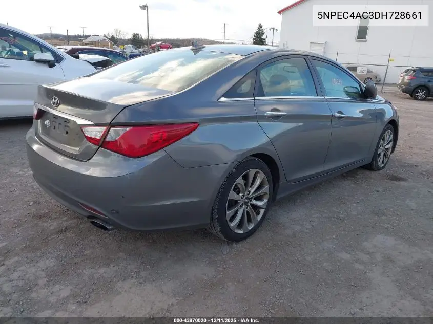5NPEC4AC3DH728661 2013 Hyundai Sonata Se