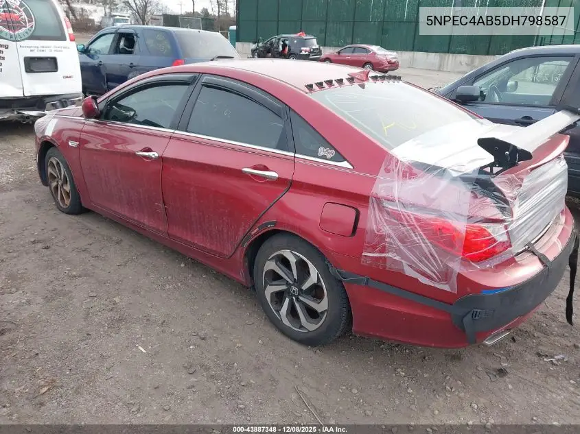 5NPEC4AB5DH798587 2013 Hyundai Sonata Se 2.0T