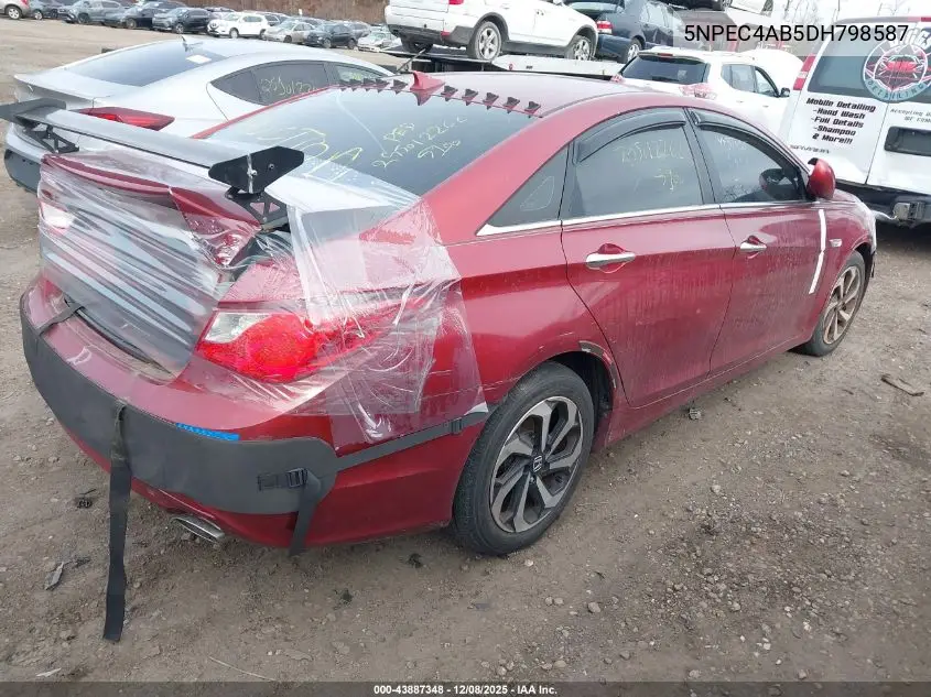 5NPEC4AB5DH798587 2013 Hyundai Sonata Se 2.0T