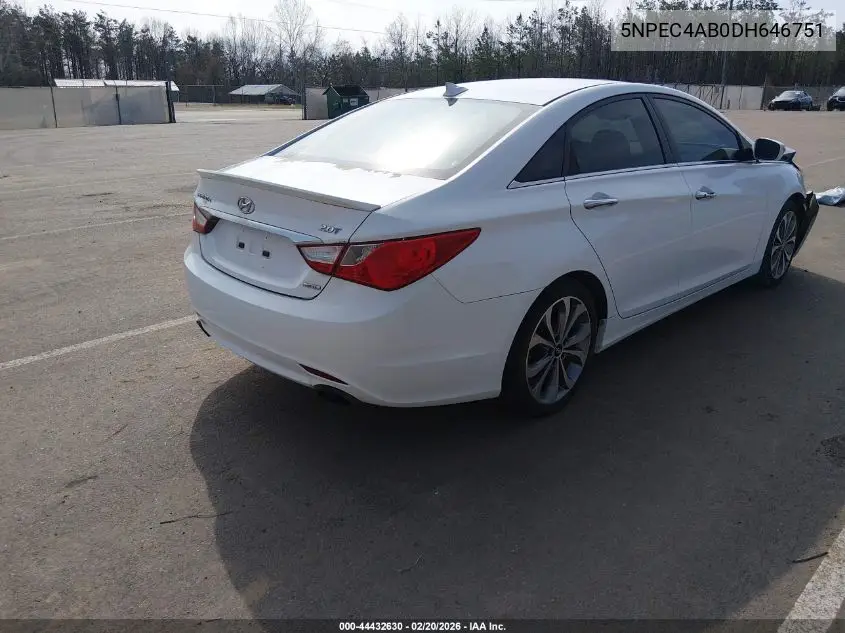 5NPEC4AB0DH646751 2013 Hyundai Sonata Limited 2.0T