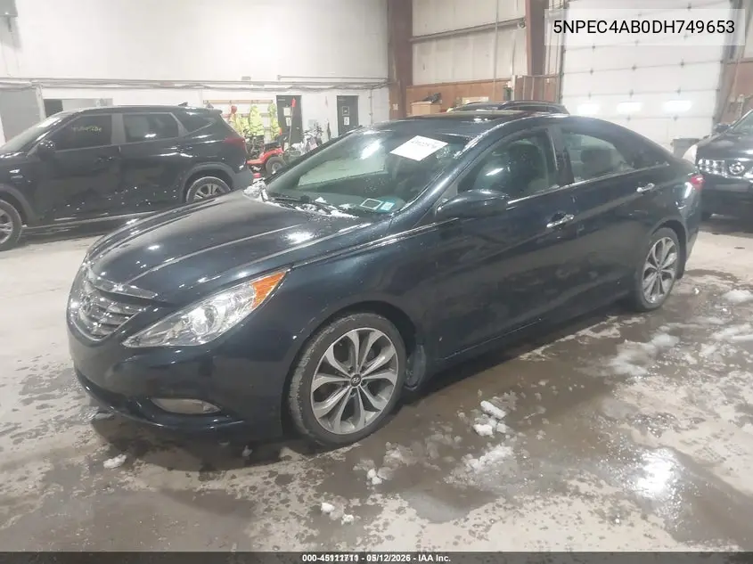 5NPEC4AB0DH749653 2013 Hyundai Sonata Se 2.0T