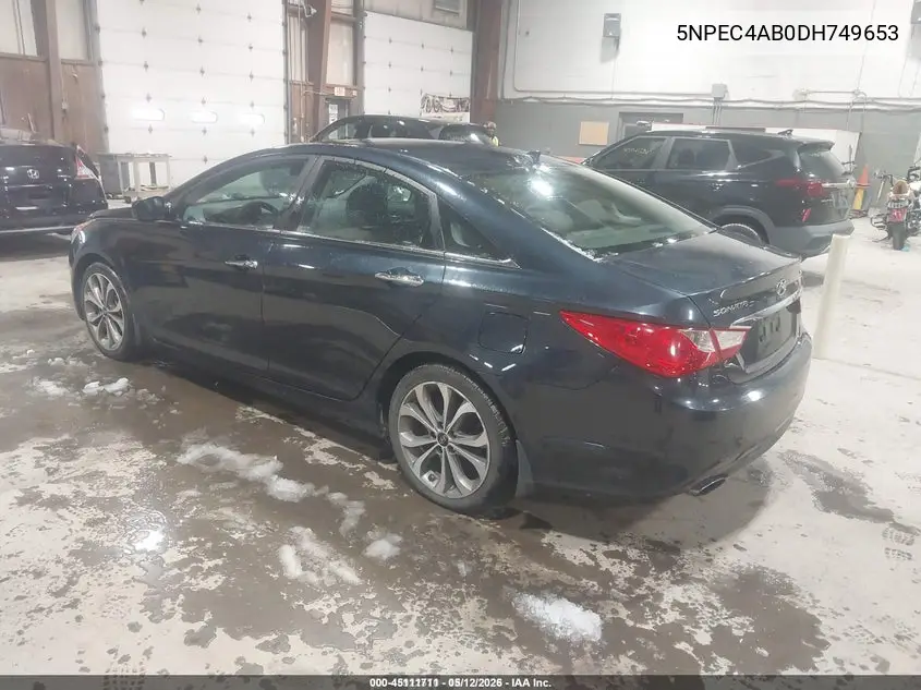 5NPEC4AB0DH749653 2013 Hyundai Sonata Se 2.0T