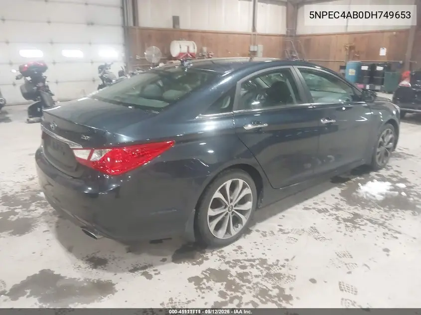 5NPEC4AB0DH749653 2013 Hyundai Sonata Se 2.0T