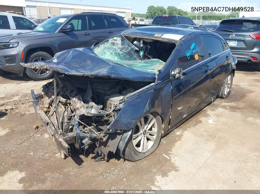 2013 Hyundai Sonata Gls VIN: 5NPEB4AC7DH649528 Lot: 45687968