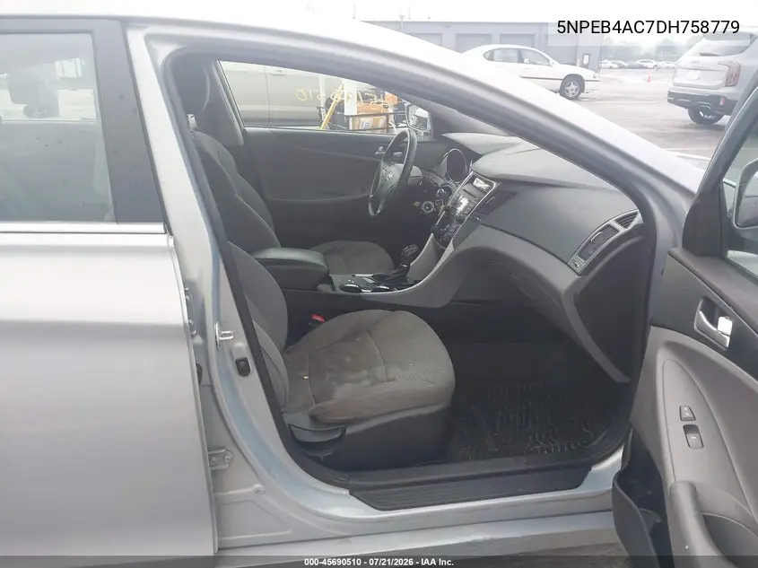2013 Hyundai Sonata Gls VIN: 5NPEB4AC7DH758779 Lot: 45690510