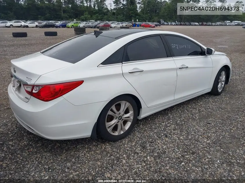 2013 Hyundai Sonata Limited VIN: 5NPEC4AC2DH694373 Lot: 45692644