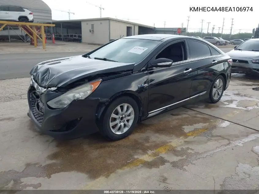 KMHEC4A48EA106974 2014 Hyundai Sonata Hybrid Limited