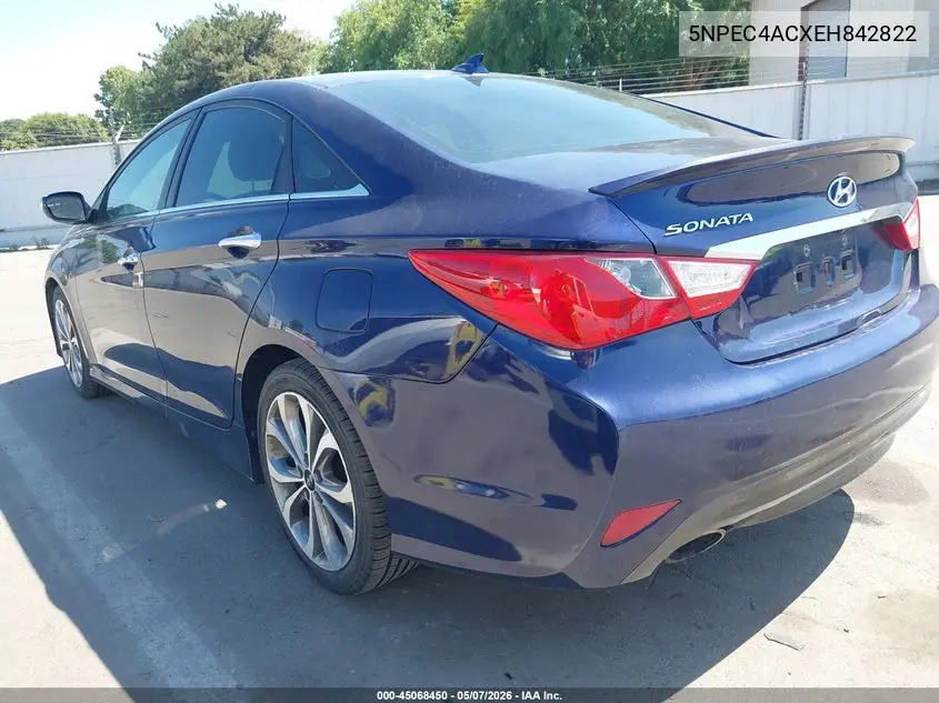 5NPEC4ACXEH842822 2014 Hyundai Sonata Se