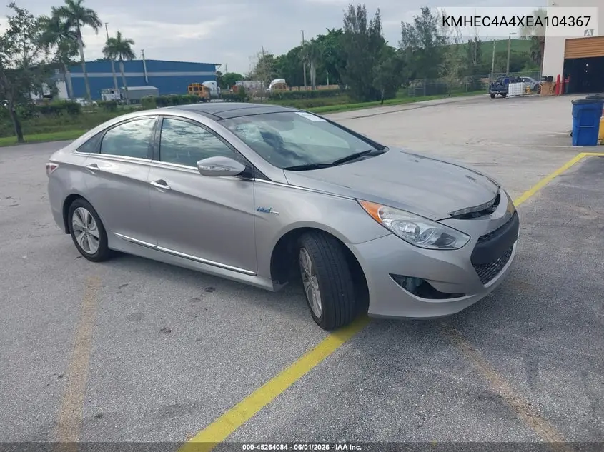 KMHEC4A4XEA104367 2014 Hyundai Sonata Hybrid Limited