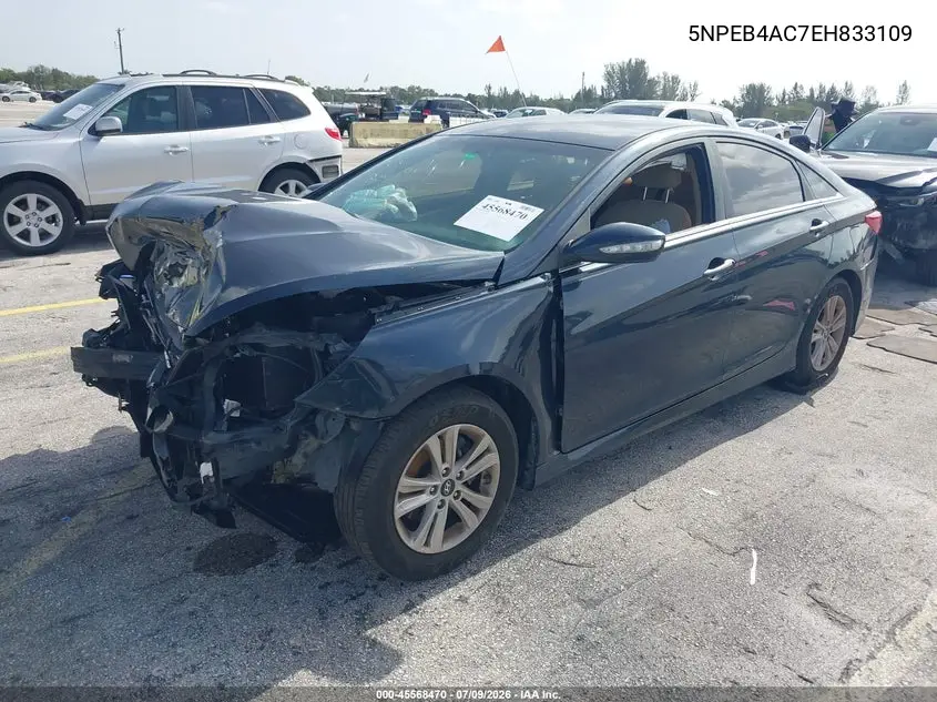 2014 Hyundai Sonata Gls VIN: 5NPEB4AC7EH833109 Lot: 45568470