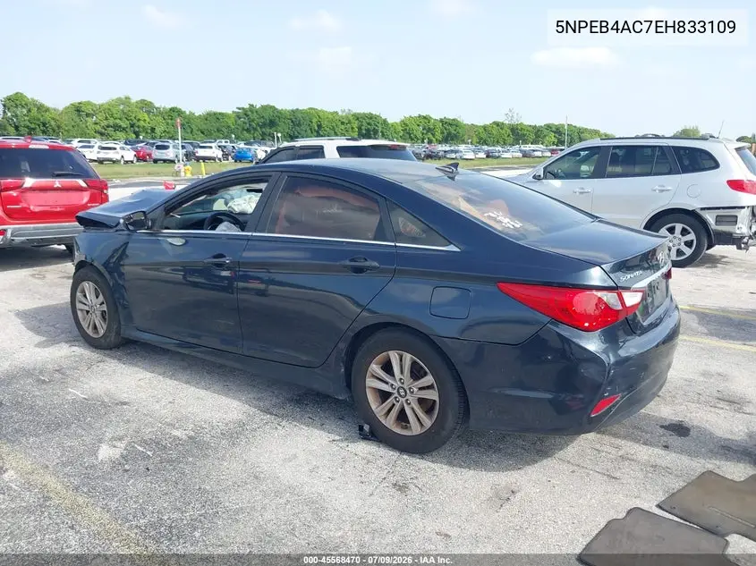 2014 Hyundai Sonata Gls VIN: 5NPEB4AC7EH833109 Lot: 45568470