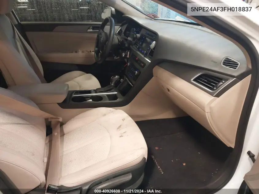 5NPE24AF3FH018837 2015 Hyundai Sonata Se